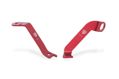 CNC Racing Aluminum Front Reservoir Brackets for the Ducati Panigale V4 (2025+)