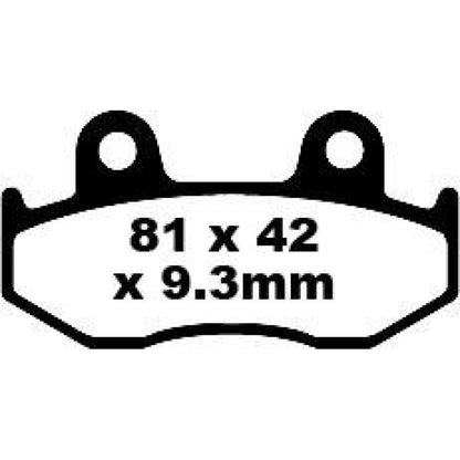 EBC Brakes Double-H Sintered Superbike Brake Pads Front - SFA323HH