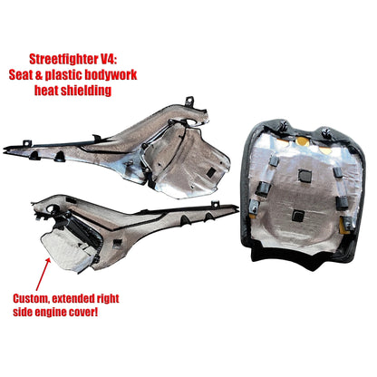 Ducati Spacers Heat Shield Kit for Ducati Panigale V4 and Streetfighter V4 (18-24)