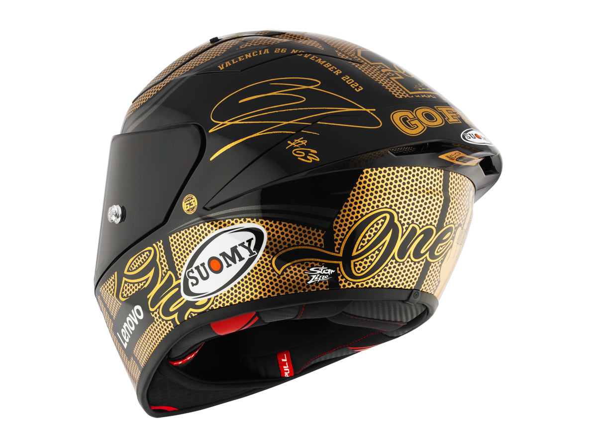 SUOMY S1-XR GP PECCO BAGNAIA Limited Edition Helmet - GOLD!!!!!!!!!