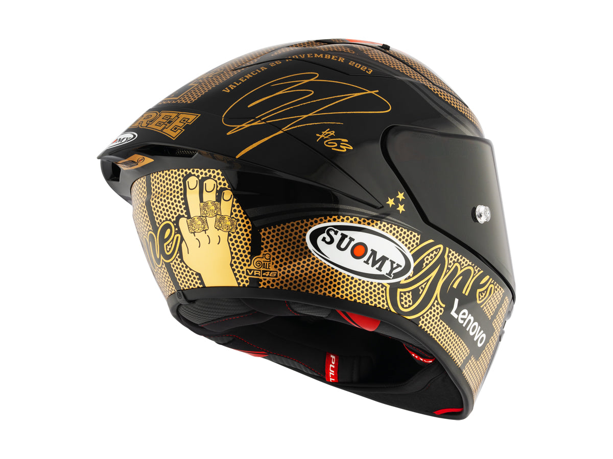 SUOMY S1-XR GP PECCO BAGNAIA Limited Edition Helmet - GOLD!!!!!!!!!