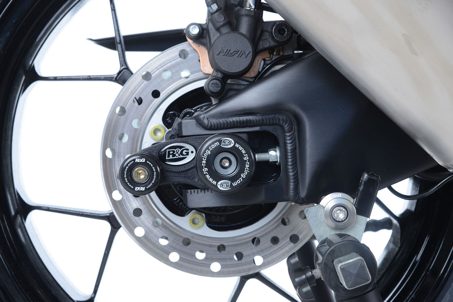 R&G Racing Swingarm Protectors (expanding type) for Honda CBR1000RR '17-'22, CBR1000RR SP '17-'20, CBR1000RR-R (SP) '20-'22