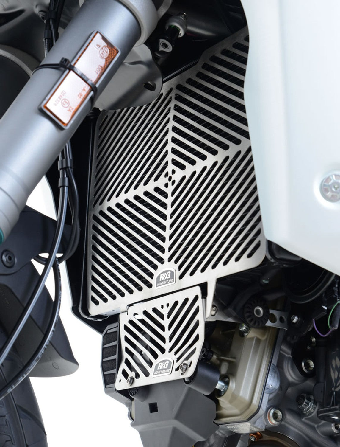 R&G Racing Stainless Steel Radiator Guard for Ducati MTS1200 '15-'20, MTS1260 '18-'21