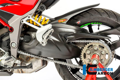 Ilmberger Carbon Swingarm Cover / Upper Chainguard Carbon for the Ducati Multistrada 1200 DVT '15