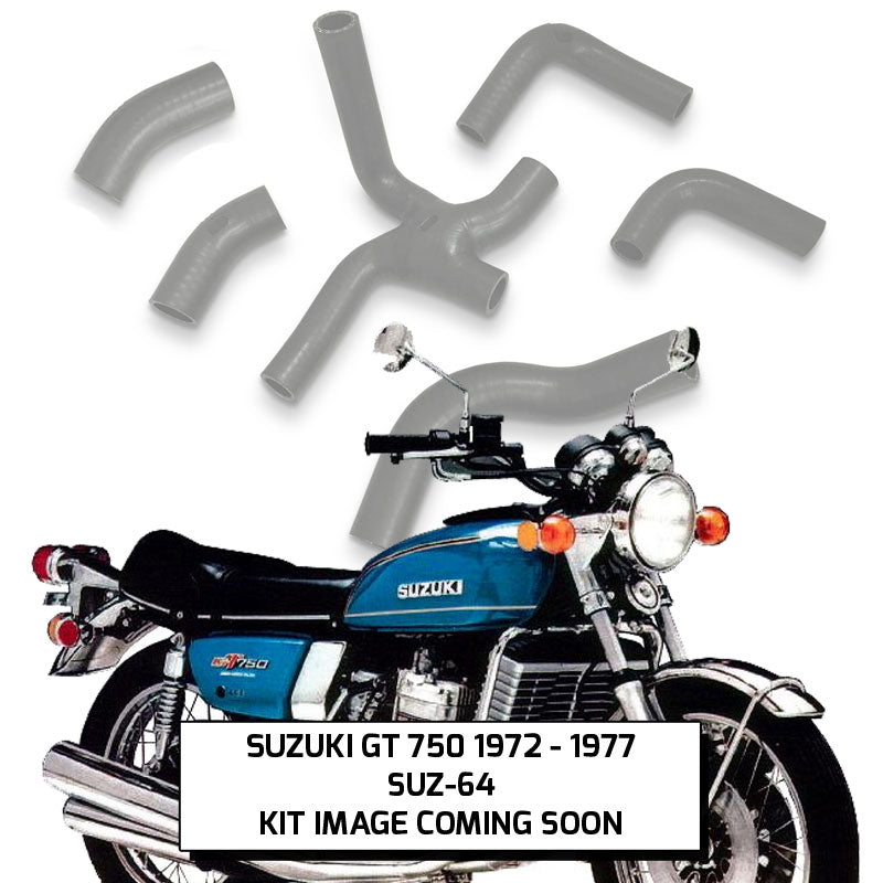 SamcoSport 7 Piece Full Silicone Coolant Hose Set For Suzuki GT 750
