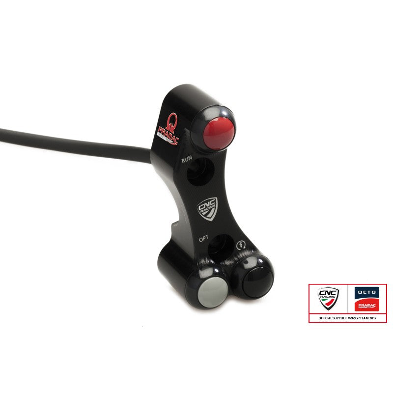 CNC Racing PRAMAC RACING LIMITED EDITION Right Hand Side Billet Switch for use with OE & Brembo RCS Brake Master Cylinders for Ducati's