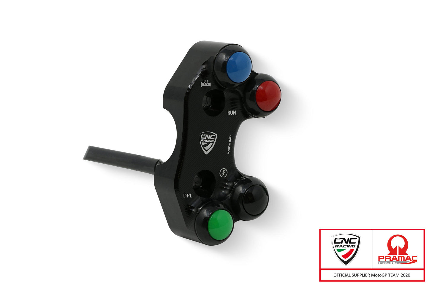 CNC Racing PRAMAC RACING LIMITED EDITION Right Hand Side Billet Switch for use with OE & Brembo RCS Brake Master Cylinders for Ducati Streetfighter V4 / S