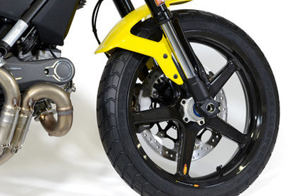 BST Twin TEK 5 Spoke Carbon Fiber Front Wheel for the Ducati Scrambler - 3.5 x 18