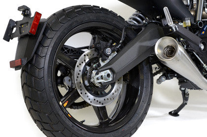 BST Twin TEK 5 Spoke Carbon Fiber Rear Wheel for the Ducati Scrambler - 5.5 x 17