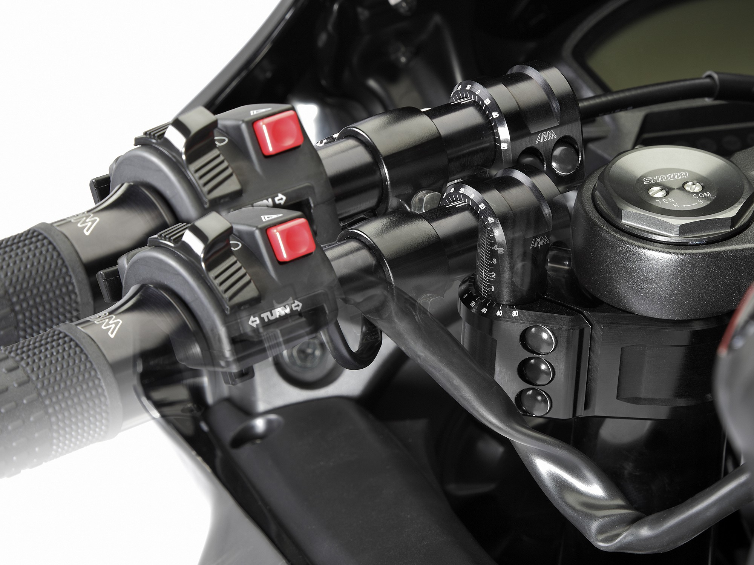 ABM multiClip Tour Clip-ons for the Suzuki GSX-R1000 (2007-2008)