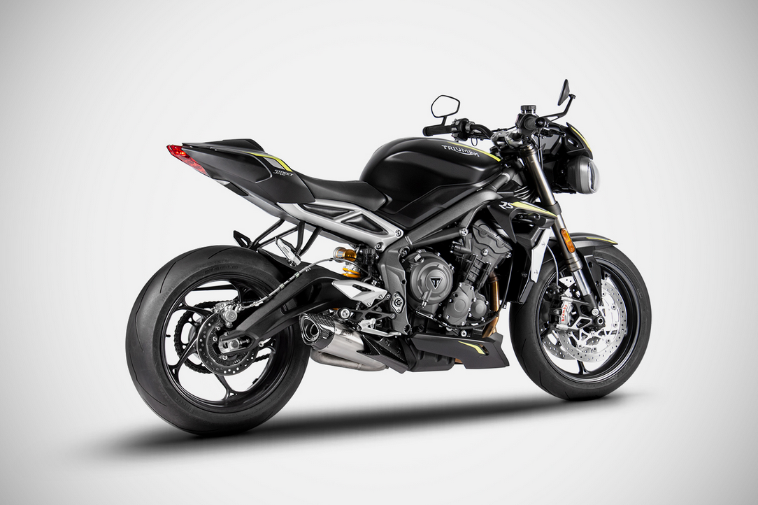 ZARD Conical Slip-on Exhaust system for Triumph Street Triple 765 S / RS (20-22)