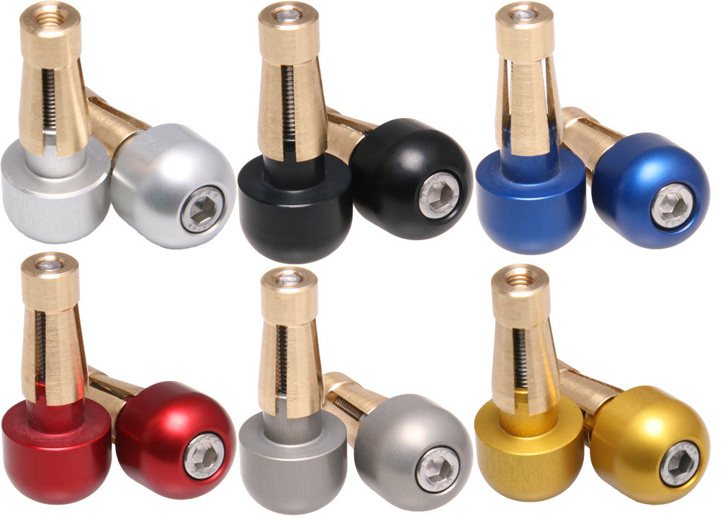 Oberon Small Aluminum Weighted Bar Ends (7/8in / 22mm bar)