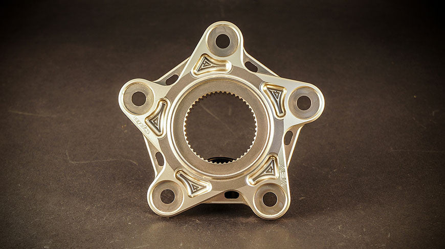 AEM FACTORY - MV AGUSTA SPIN BILLET ALUMINUM HUB FLANGE (01-09 and 2017+ with adapter)