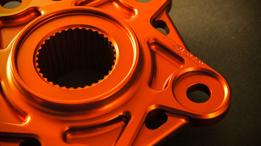 AEM FACTORY - MV AGUSTA SPIN BILLET ALUMINUM HUB FLANGE (01-09 and 2017+ with adapter)