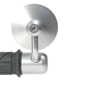 Oberon 60mm Streetfighter Bar End Mirror with Matching Opposite Side Bar End