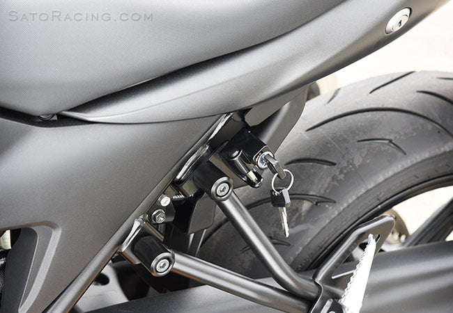 Sato Racing Helmet Lock for Suzuki SV650 (2016+)