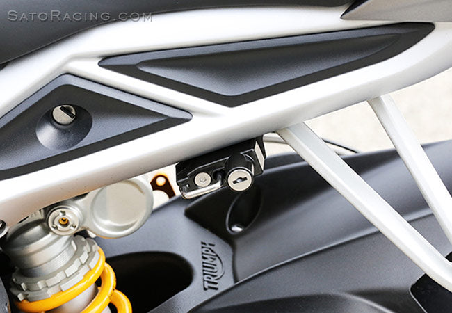 Sato Racing Helmet Lock for Triumph Daytona 675/R and Street Triple 675 / 765 (13-22)