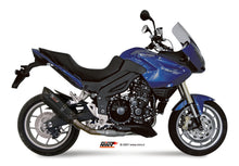MIVV Slip-on, Suono Black, Low down Exhaust For Triumph Tiger 1050 2007-2013