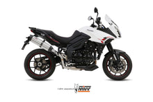 MIVV Slip-on, Suono Stainless Steel, Standard Exhaust For Triumph Tiger 1050 Sport 2013-2016