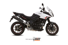 MIVV Slip-on, Suono Black, Standard Exhaust For Triumph Tiger 1050 Sport 2013-2016