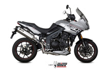 MIVV Slip-on, Speed Edge Stainless Steel, Standard Exhaust For Triumph Tiger 1050 Sport 2017-2020