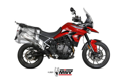 MIVV Slip-on, Oval Titan, Standard Exhaust For Triumph Tiger 900 2021-2022