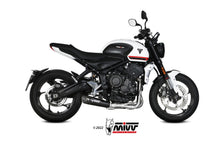 MIVV Full System 3x1, X-M5 Black, Standard Exhaust For Triumph Trident 660 2021-2022