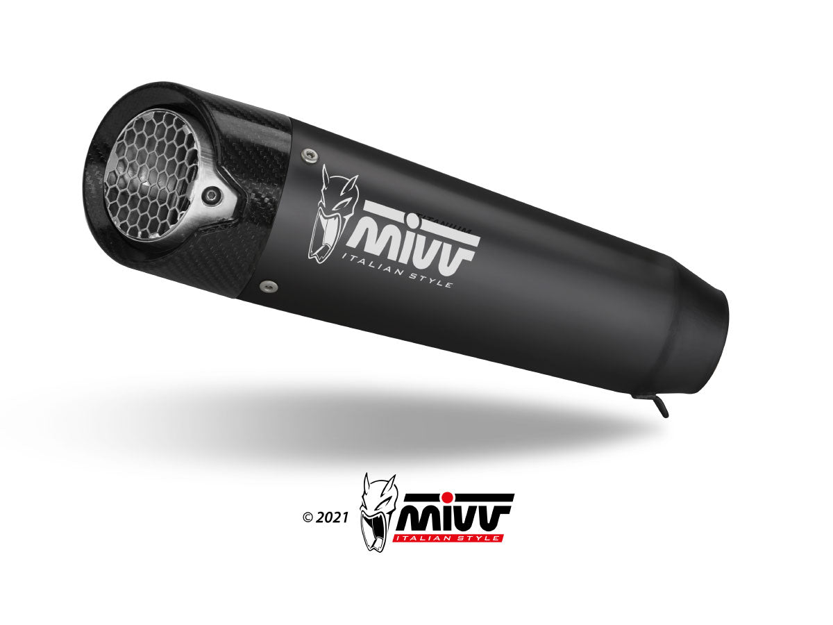 MIVV Full System 3x1, X-M5 Black, Standard Exhaust For Triumph Trident 660 2021-2022
