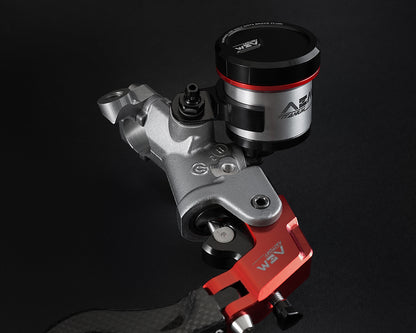 AEM FACTORY - TITANIUM INTEGRATED RESERVOIR FLUID TANKS FOR BREMBO OE MASTER CYLINDERS