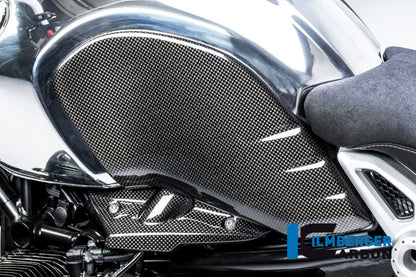 Ilmberger Carbon Tank Cover, Left Side Carbon for the BMW R Nine T / Scrambler '14-17, Racer 2017 / R Nine T Urban GS 2016