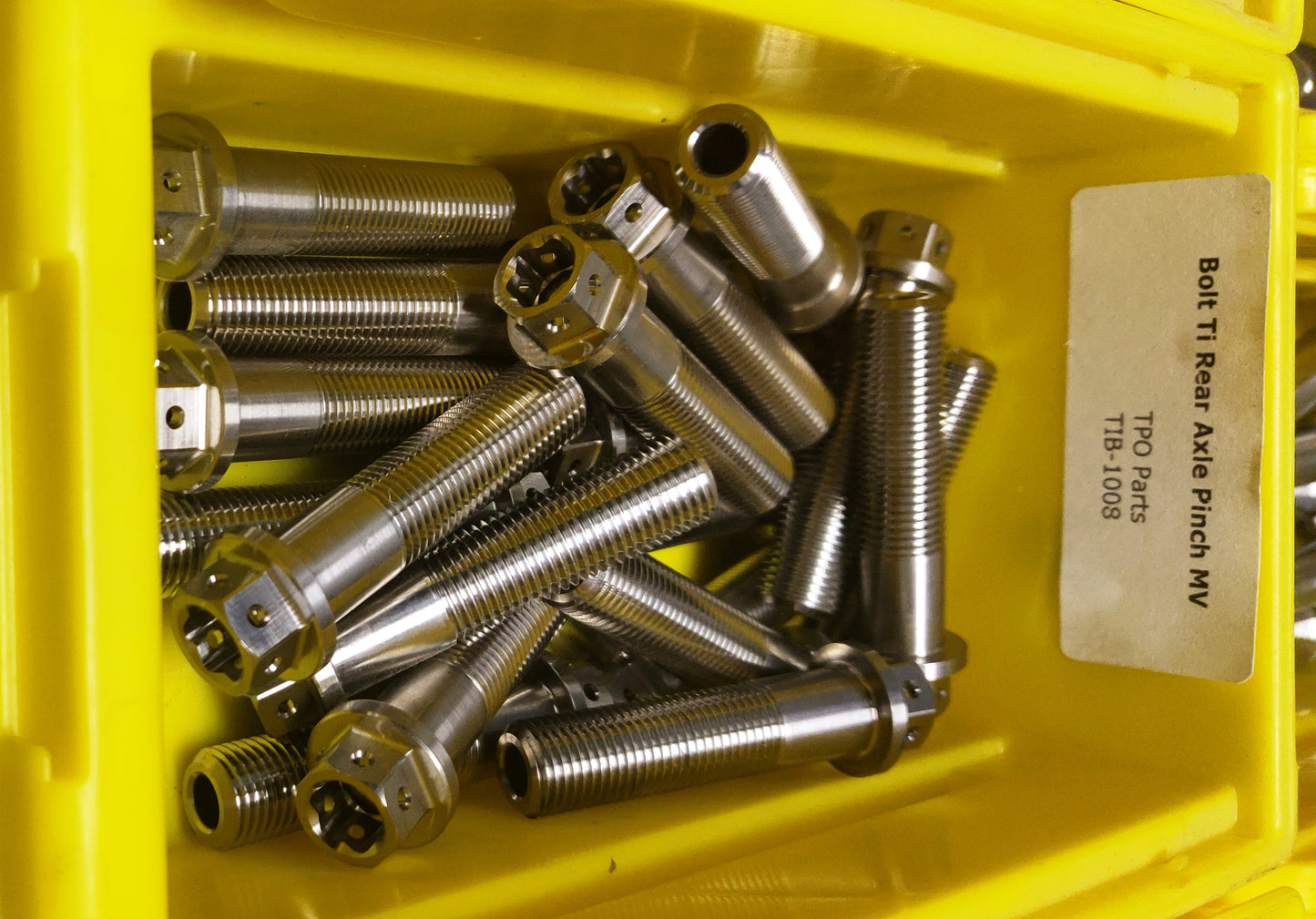 TPO Titanium Rear Axle Pinch Bolts for MV Agusta Models (all)