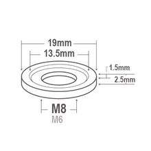 Proti Titanium Universal Washer M8WS-TI
