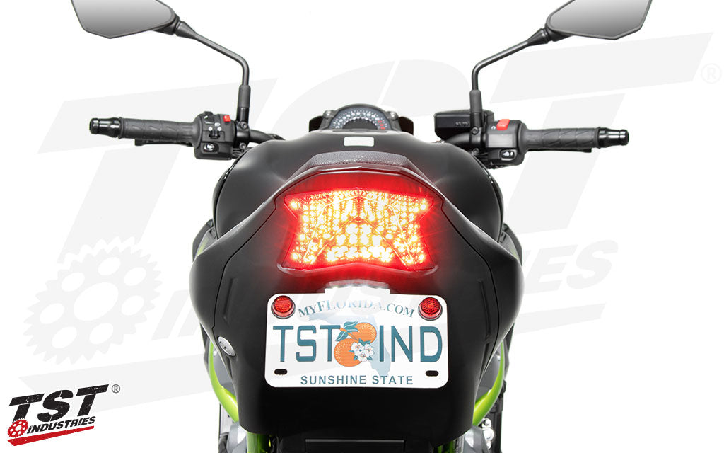 TST Industries Integrated Taillight for Kawasaki Z H2 (2020+), Z650/ Ninja 650 (2017+) and Z900 (17-24)