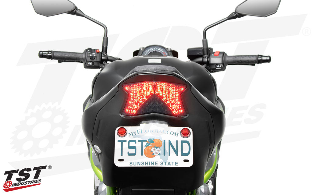 TST Industries Integrated Taillight for Kawasaki Z H2 (2020+), Z650/ Ninja 650 (2017+) and Z900 (17-24)