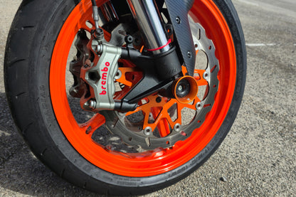 CNC Racing Front Axle RACING Slider Kit for the Ducati's with Large Diameter Front axle (30mm) and KTM