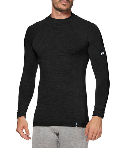 SIX2 Lightweight Merino Wool Long-sleeve Shirt