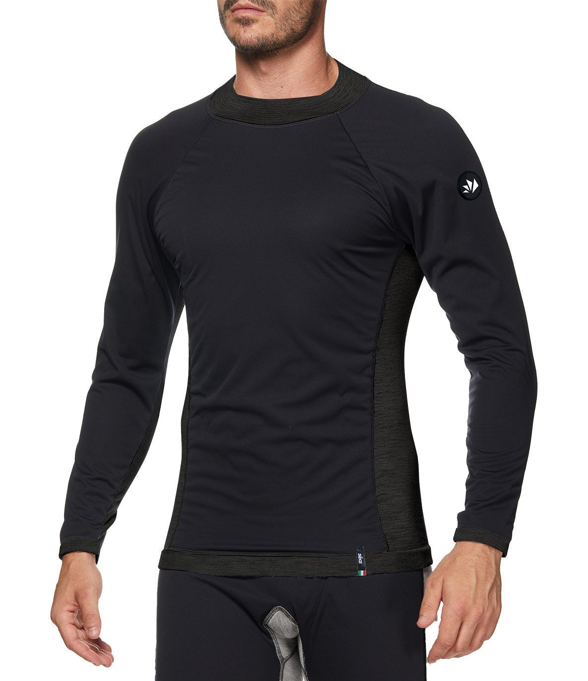SIX2 Meriono Wool Windproof Long-sleeve Shirt