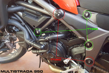 CNC Racing Frame Plug Kit Two (Large Set) for Ducati Multistrada 1260 / 950 / V2 (2018+) and 1200 / 1260 Enduro