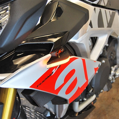 New Rage Cycles (NRC) 2015+ Aprilia Tuono V4 Front Turn Signal Kit