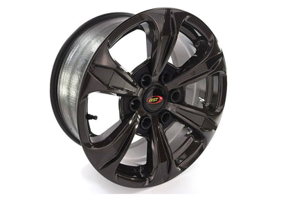 BST TUFF TEK 6 Spoke Carbon Fiber Wheel for the Ford F150 and Ranger (2015+), Jeep Wrangler JK (07-17) - 20 x 9