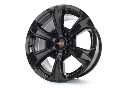 BST TUFF TEK 6 Spoke Carbon Fiber Wheel for the Ford F150 and Ranger (2015+), Jeep Wrangler JK (07-17) - 20 x 9