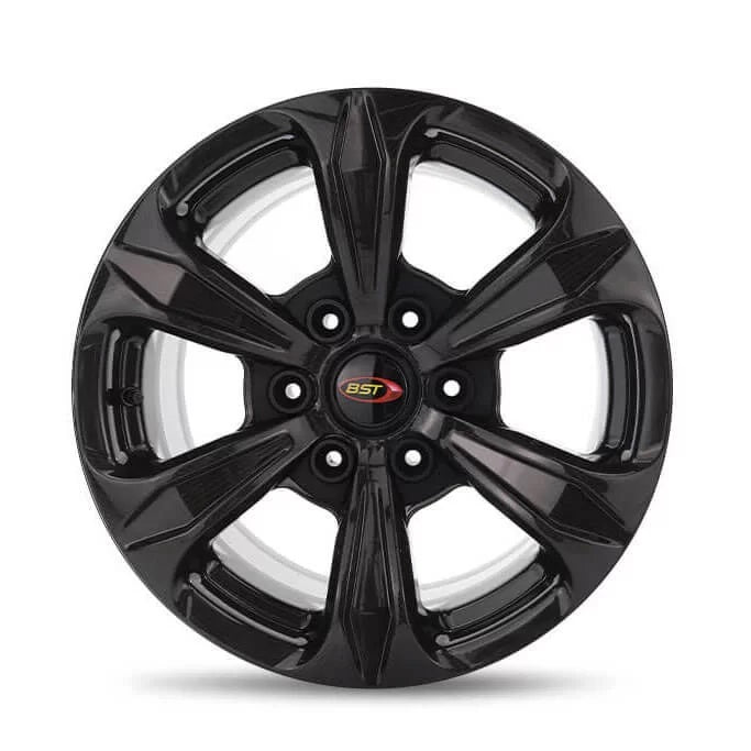 BST TUFF TEK 6 Spoke Carbon Fiber Wheel for the Ford F150 and Ranger (2015+), Jeep Wrangler JK (07-17) - 20 x 9