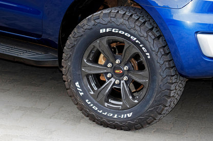 BST TUFF TEK 6 Spoke Carbon Fiber Wheel for the Ford F150 and Ranger (2015+), Jeep Wrangler JK (07-17) - 18 x 9