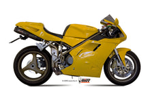MIVV 2 Slip-on, Suono Stainless Steel, Sub-code/Underseat Exhaust For Ducati 916 94-98, 996/998 94-01, 748 94-03