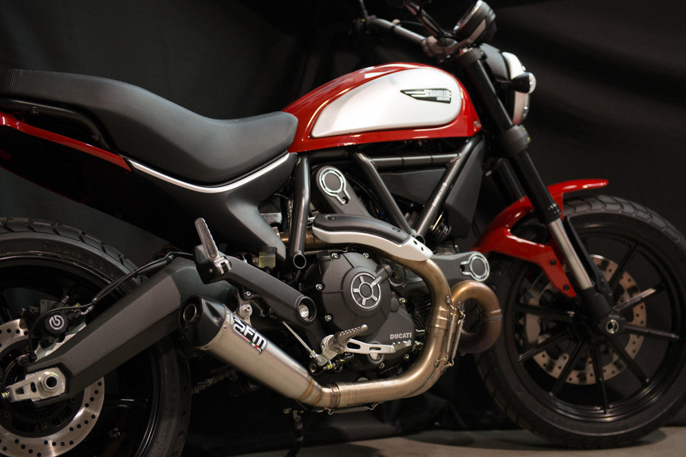 FM Projects Slip-on Exhaust for Ducati Scrambler