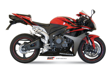 MIVV Slip-On, Suono Black, Sub-code/Underseat Exhaust For Honda CBR 600 RR 2007-2016