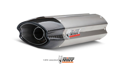 MIVV 2 Slip-on, Suono Stainless Steel, Sub-code/Underseat Exhaust For Yamaha FZ6 / FZ6 Fazer 2004-2011