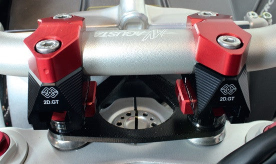 Gilles 2D.GT Adjustable Handlebar Risers for the Suzuki GSX-S750 (2017+)