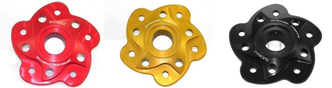 DBK Special Parts (Ducabike) Solid Color 5 Hole Rear Sprocket Hub Flange Carrier for the Ducati 749/916/996/998  Monster 796/1100/S2R/S4R/S4RS  Hypermotard 796/1100/821/939  and Multistrada 1000/1100