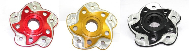 DBK Special Parts (Ducabike) Contrast Cut 5 Hole Rear Sprocket Hub Flange Carrier for the Ducati 848 and Streetfighter 848
